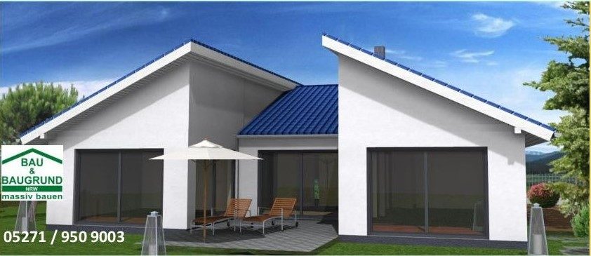 FE-Klasse Bungalow Turm 135 von Bau & Baugrund NRW