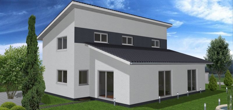 Pultdachhaus von Bau & Baugrund NRW